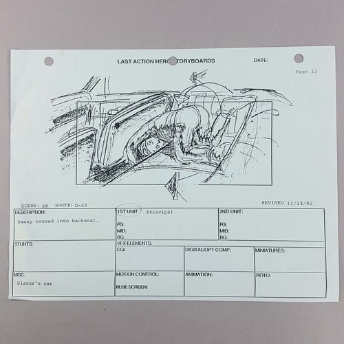 Last action hero storyboard - hero,