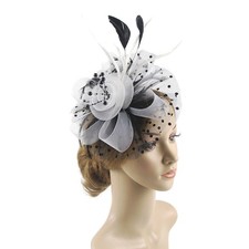 Feather Hair Fascinator Alice