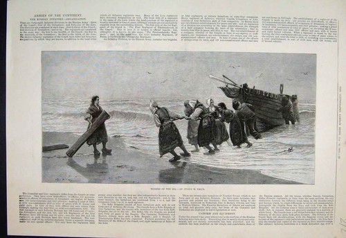 Original old antique - original, print
