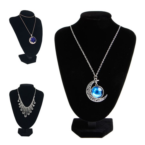 Black velvet jewelry - black,