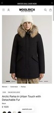 WOOLRICH Real fur Arctic Parka