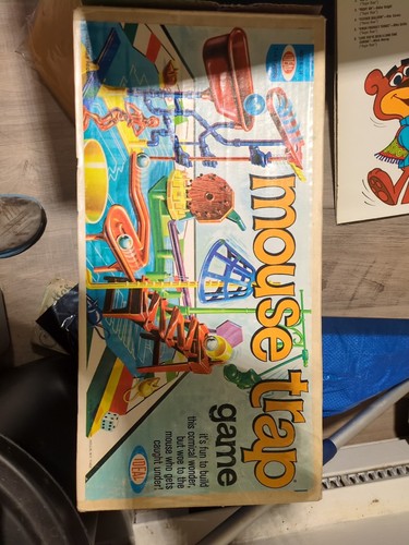 Vintage mouse trap game ideal - trap,