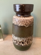 Vintage West German Lava Vase