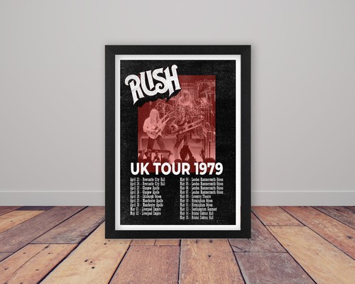 Framed rush tour 1979 - framed,