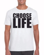 choose life t shirt mens Wham
