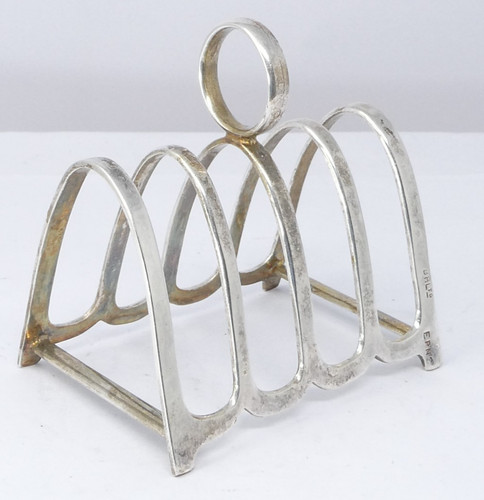 Small toast rack silver plated - silver,
