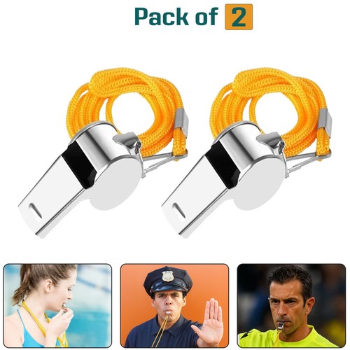 2pcs stainless steel - 2pcs, whistle