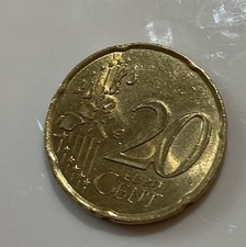 Rare Coin 20cent Euro 1999 