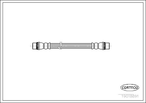 New brake hose for renault - brake,