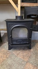 Used stove, Stovax Stockton 5, 1 door, 5kW, black, woodburning only