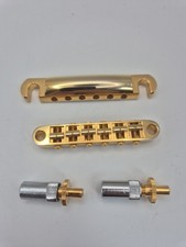 Gotoh Nashville Tune-O-Matic Guitar Bridge Tunematic - GOLD 1970s Japan