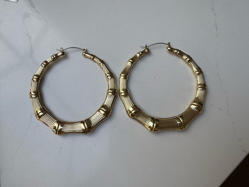 Gold tone ribbed - gold, style