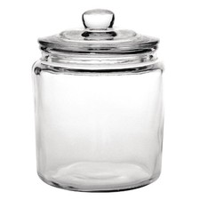 Olympia Biscotti Biscuit Cookie Jar with Lid 3.9 Litre, Clear Glass, 3900 ml 