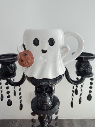 Pumpkin ghost mug - ghost, import