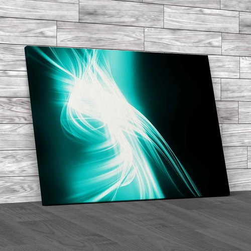 Disco laser light teal canvas - disco,