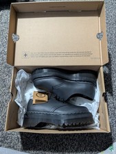 Dr. Martens 1461 Quad Mono platform shoes black vegan unisex size UK 5 RRP £170