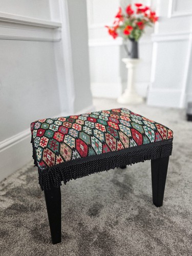 Vintage footstool - vintage,