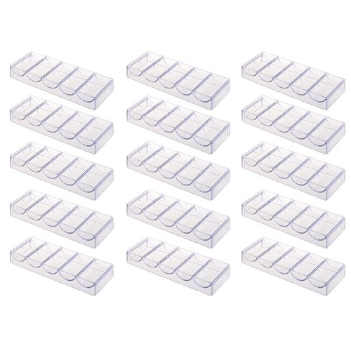 15x acrylic poker chips - acrylic,