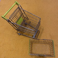 Ringtons Tea Collectables Mini Supermarket Trolley & Shopping Basket