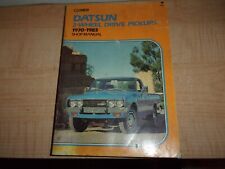 Clymer Datsun 2 Wheel Drive Pickup Truck 1970-1983 Shop Repair Manual Book A148