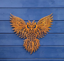 Large owl metal wall - owl,