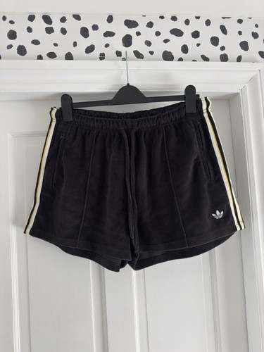 Adidas black towelling shorts - adidas,