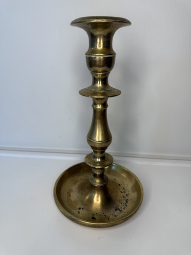 Heavy solid brass - heavy, chamberstick