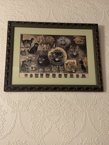 Louis wain cats print - cats,