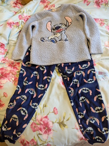 Stitch fluffy pjs - pjs., primark
