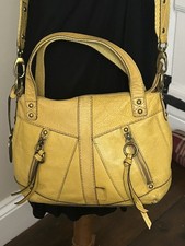 Vtg RARE Fossil Mustard Yellow