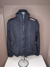 Superdry Windcheater Jacket Black Size Large – Zip Up Windproof Coat