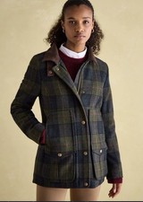 Joules Tweed Field Coat Jacket