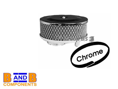 Chrome round pancake - vw,