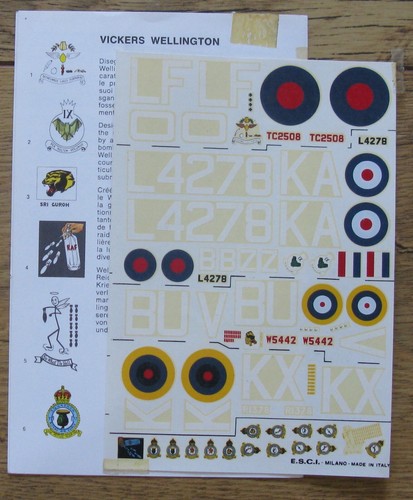 1 72 decals - e.s.c.i., vickers