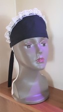 French Maid Hat Black