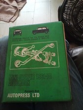 autopress ltd workshop manual mini cooper 1970