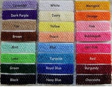 GIRLS/LADIES HAIR BANDS TUTU CROCHET HEADBANDS NEW