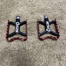 Bicycle Pedals Onza Red Retro MTB