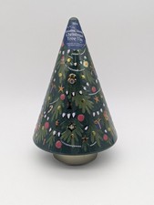 Collectable Marks and Spencer Musical Rotating Xmas Tree Biscuit Tin 2013 Empty 