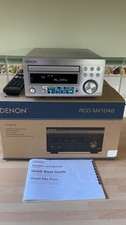 DENON RCD-M41DAB CD RECEIVER Silver c/w Remote/Power Leads - Excellent Condition