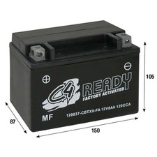 Gel precharged battery - c4,