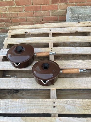 Creuset brown cast iron - 2x, le