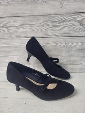 M&S Navy Blue Suede Kitten
