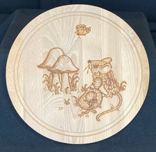 Pyrography Decorated Wooden