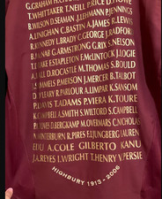 Original Custom Made  Authentic Arsenal 2005/06 Home Football Shirt (Size XL)