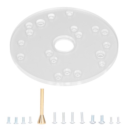 Universal router plate - universal, acrylic