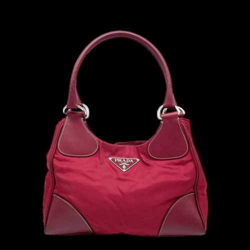 Prada red nylon - prada, tessuto