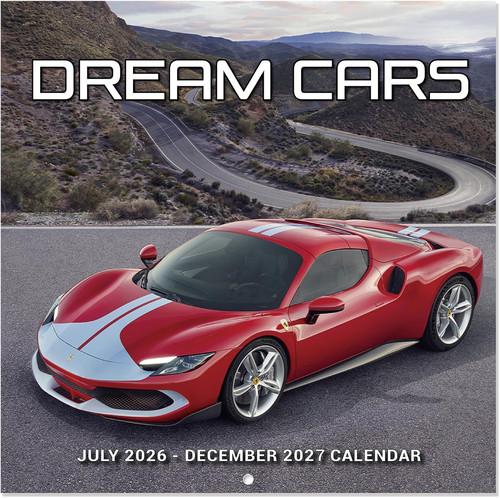 Wall calendar 2026 2027 cars - wall, 2026-2027