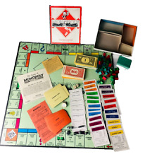 Board Game Monopoly Very Old Small Box Edition Vintage ra