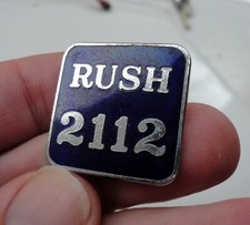 Rush 2112 vintage rock pin